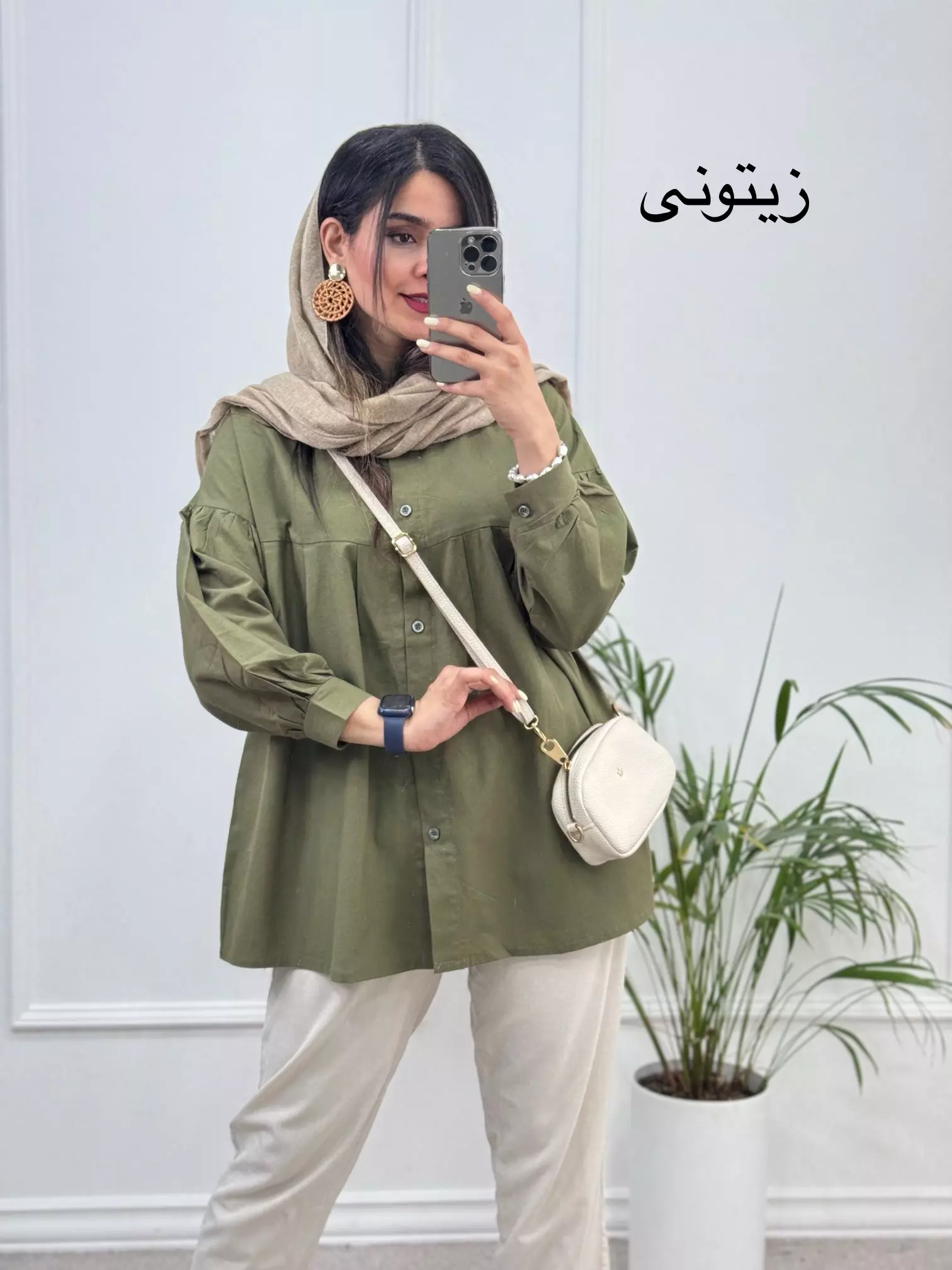 مانتو شومیزی ناز ( دارای ایراد جزئی )