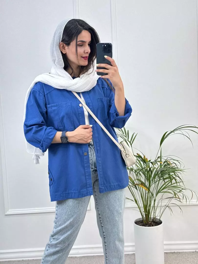 مانتو کتان آیین *