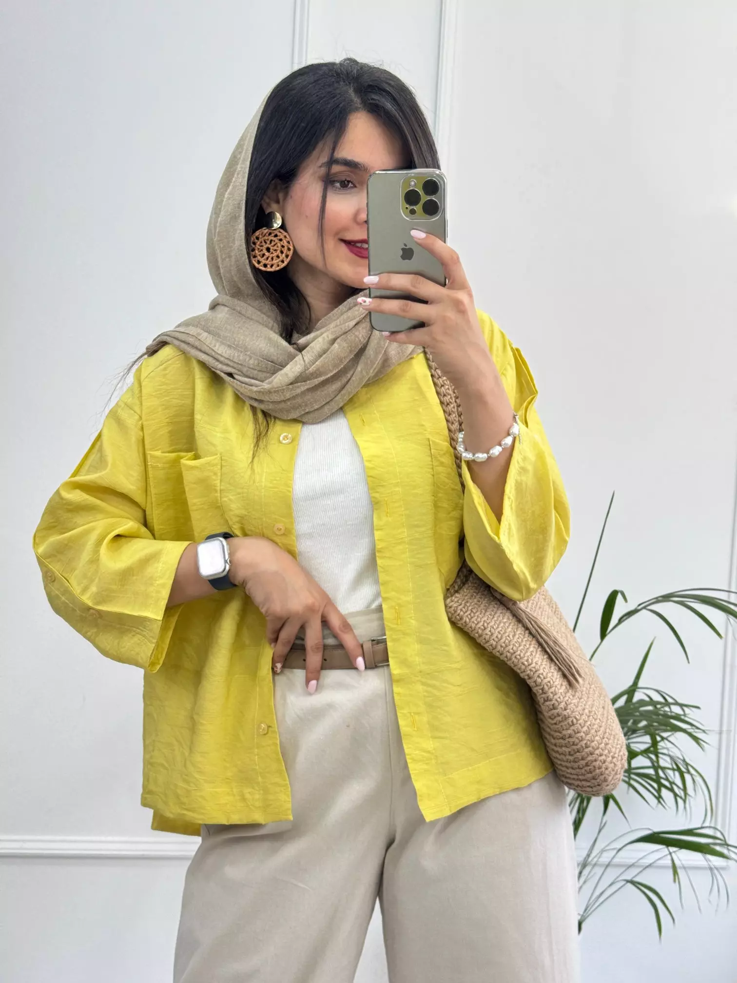 مانتو شومیزی باکسی سما