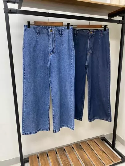 شلوار جین واید لگ سلین