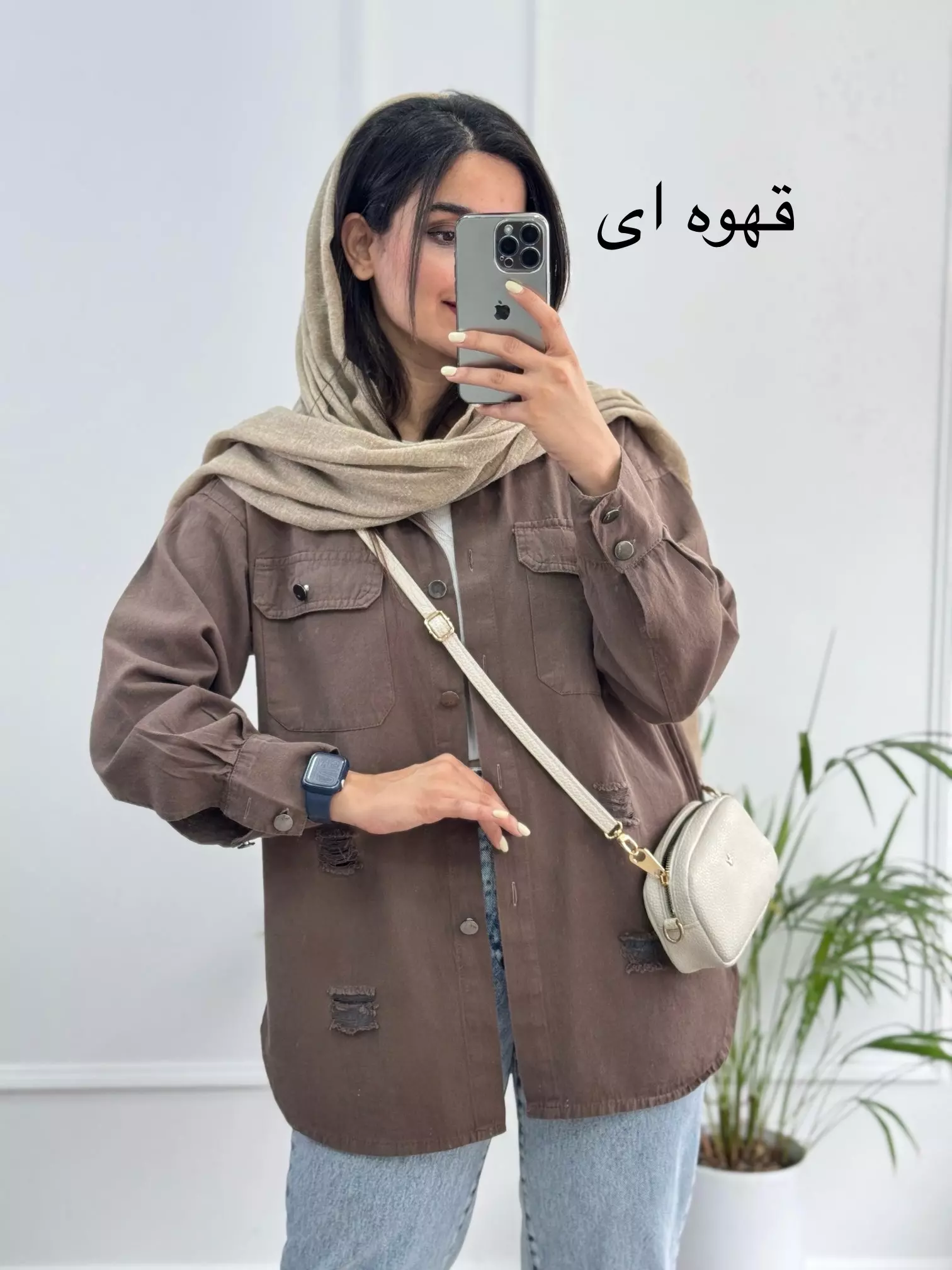 مانتو کتان رونا پلاس +