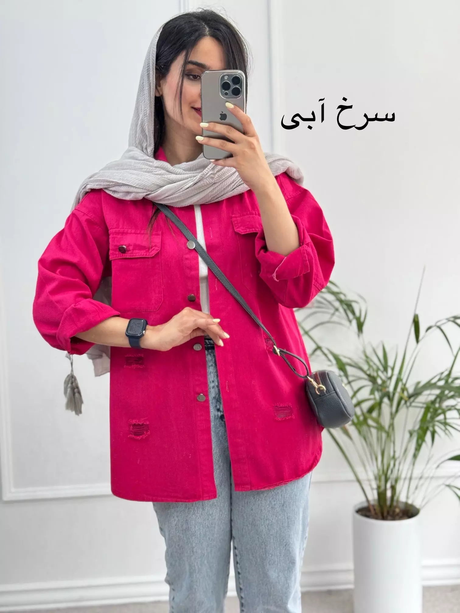 مانتو کتان رونا پلاس +