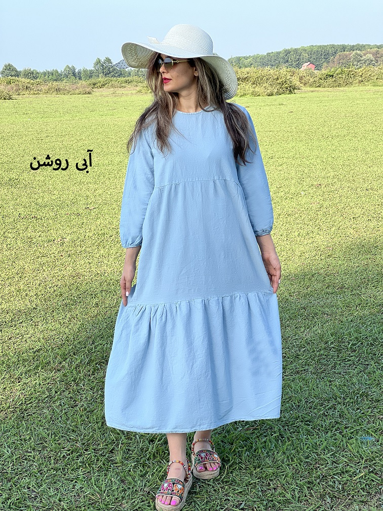 پیراهن مانتویی دریا