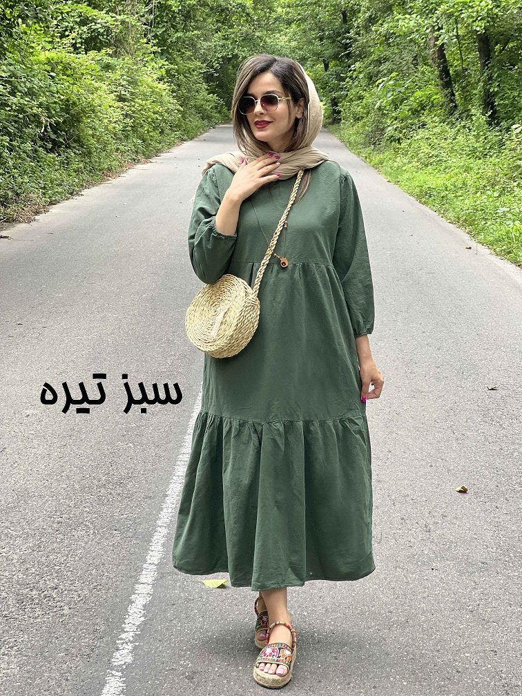 پیراهن مانتویی دریا