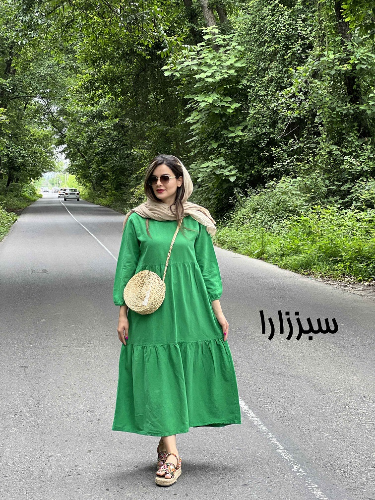 پیراهن مانتویی دریا