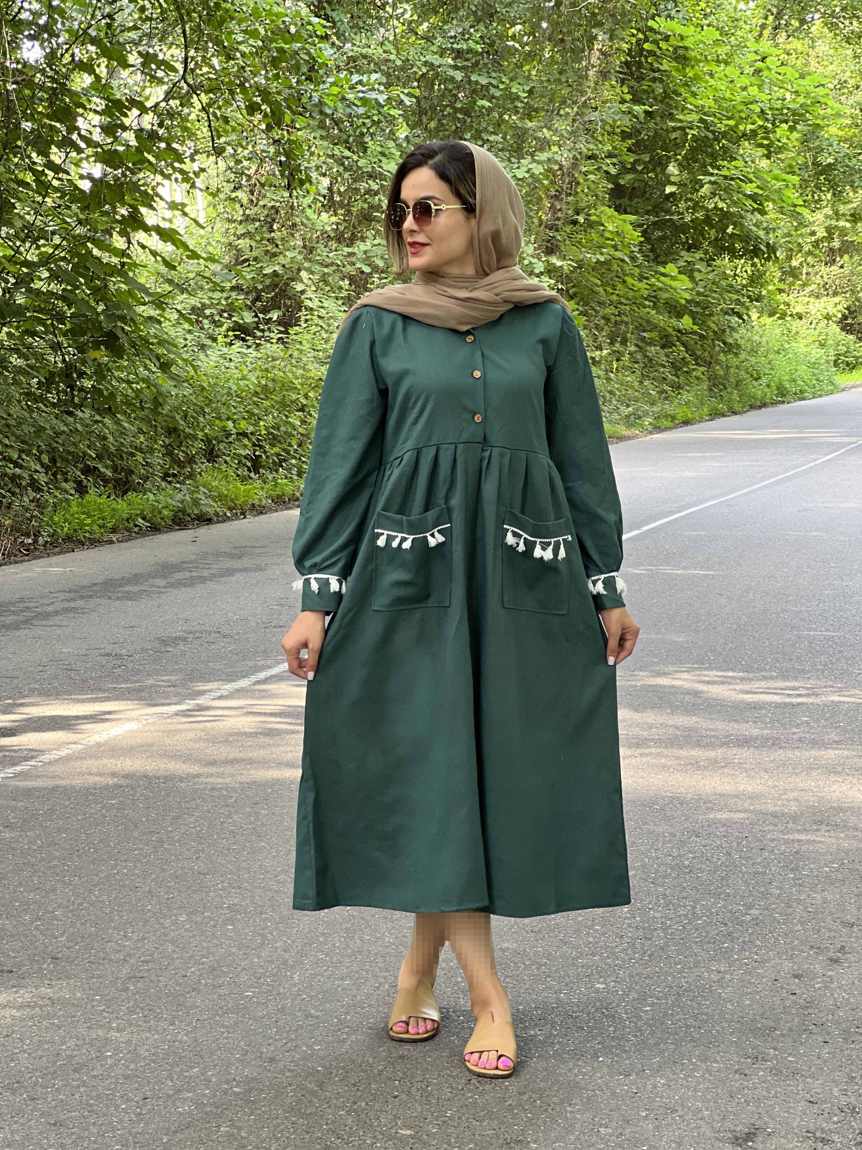 پیراهن مانتویی یلدا