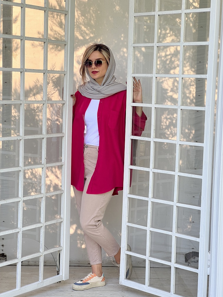 مانتو کتان پاییزه