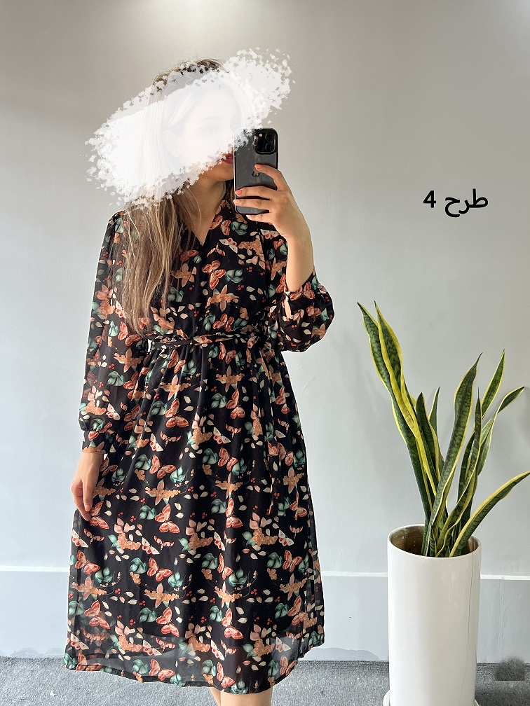 پیراهن حریر میدی 11