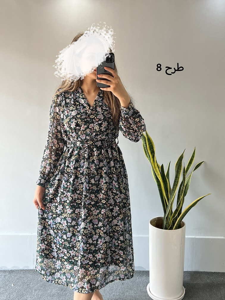 پیراهن حریر میدی 11