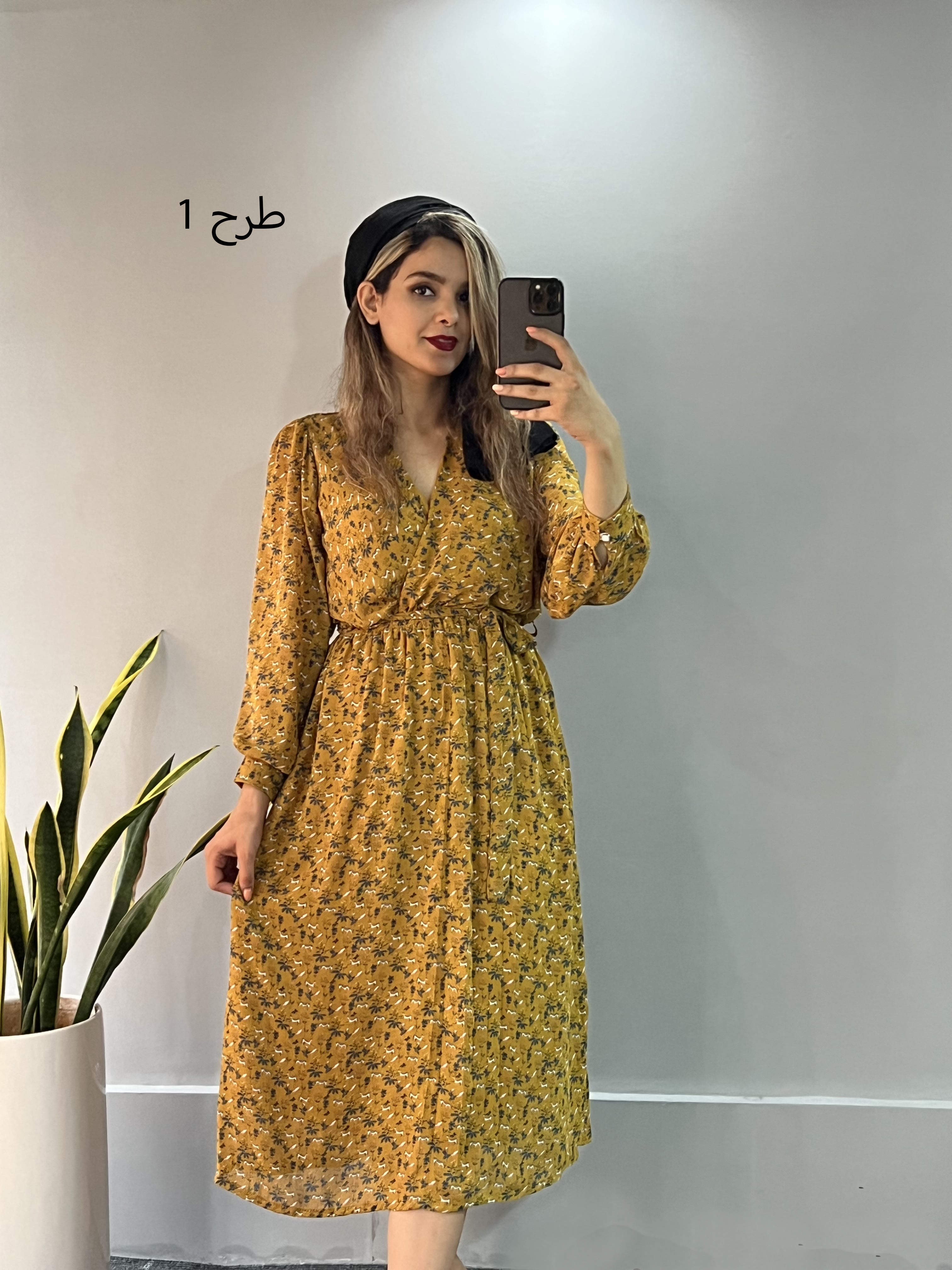 پیراهن حریر میدی 2