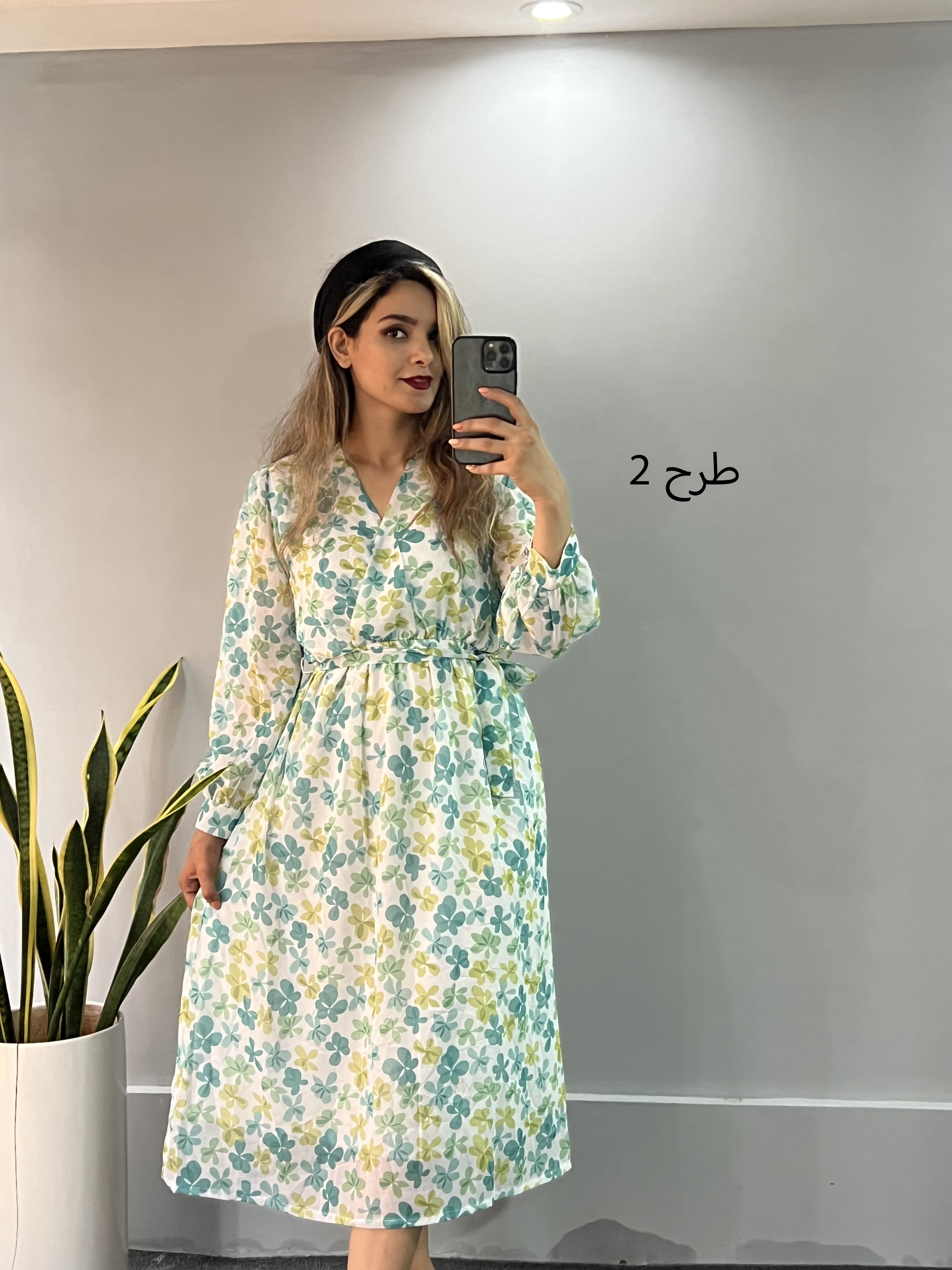 پیراهن حریر میدی 2