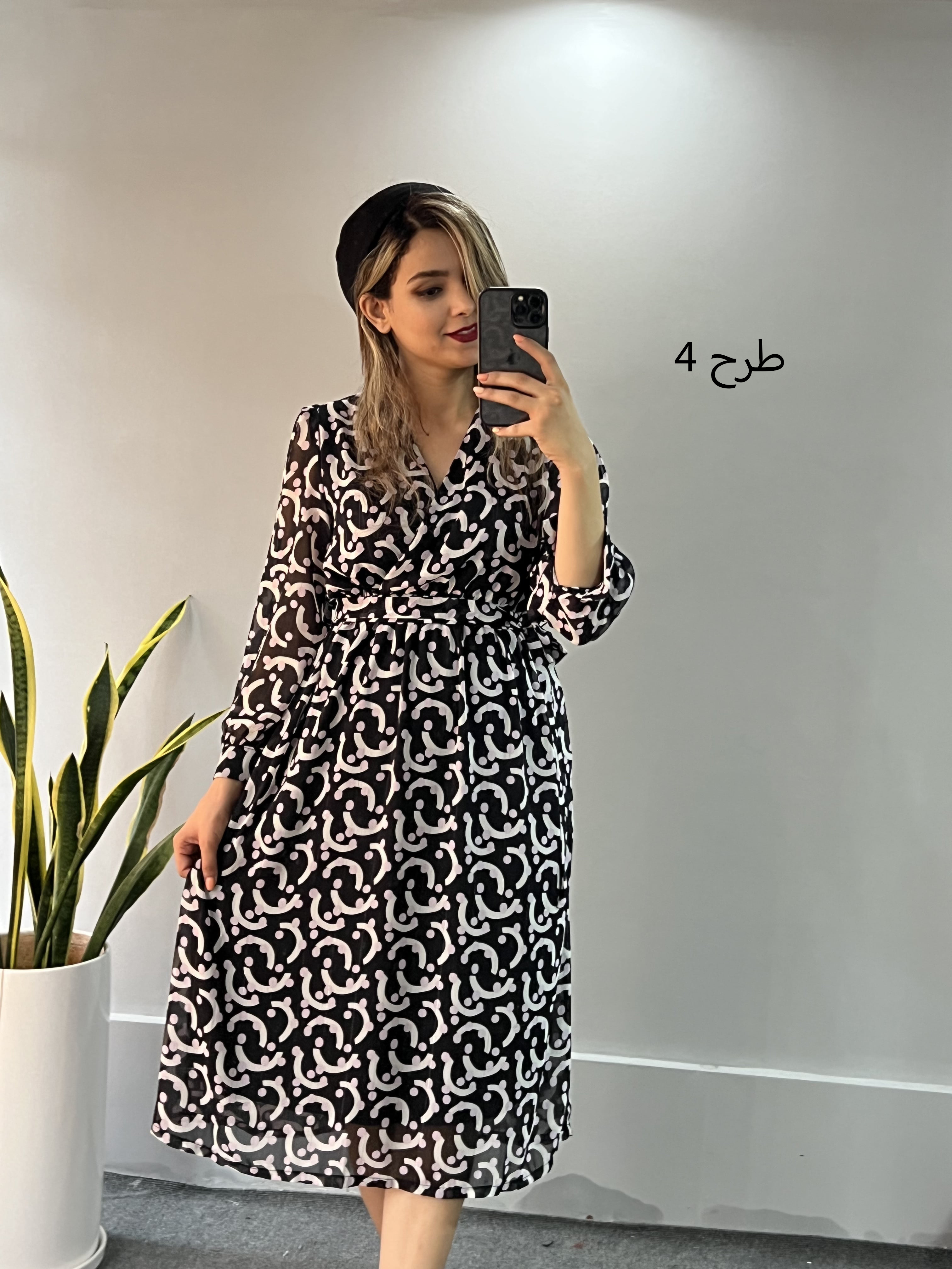 پیراهن حریر میدی 2