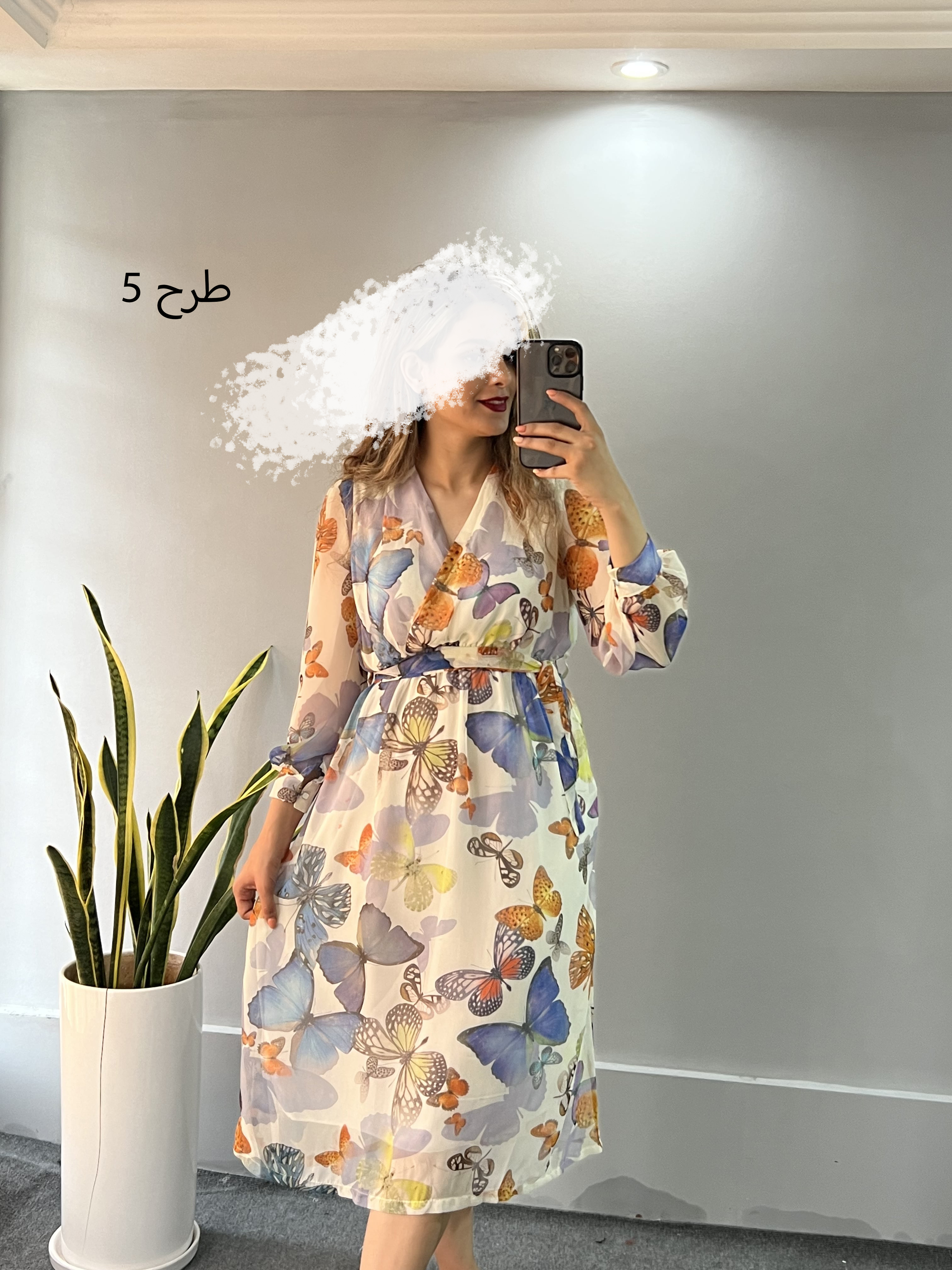 پیراهن حریر میدی 2