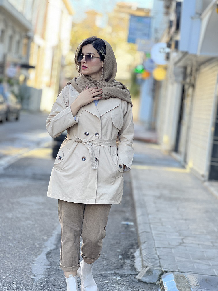 بارونی کوتاه آستر دار 3345