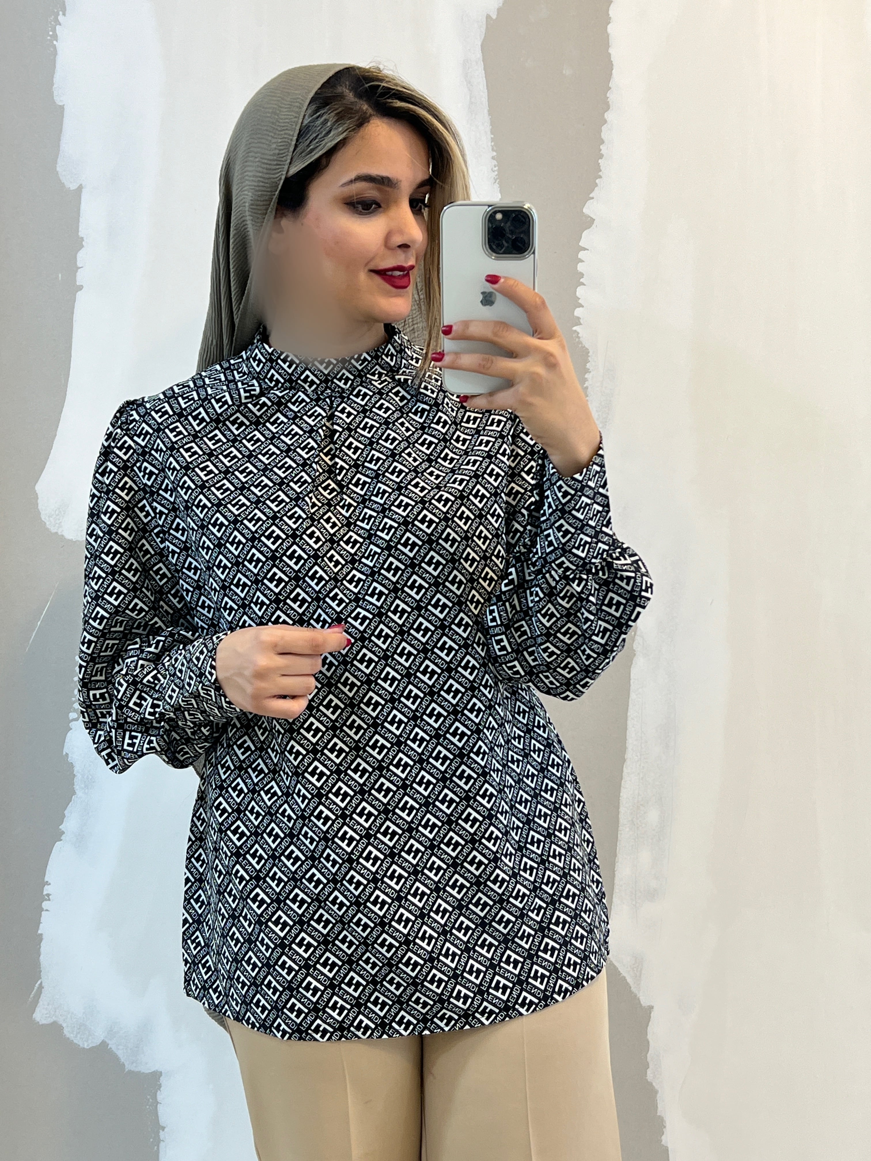 شومیز یقه ایستاده