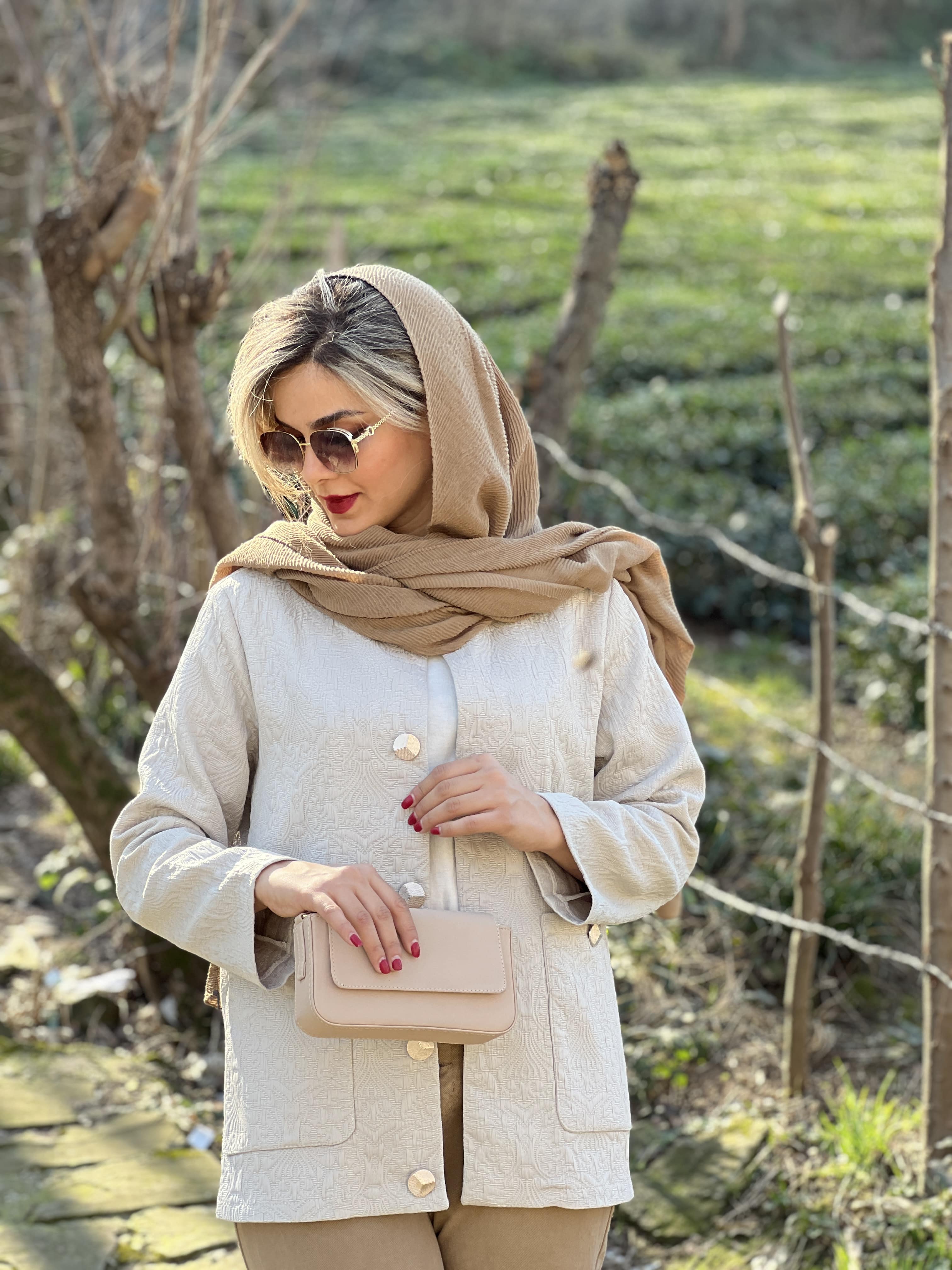 کت ژاکارد ابریشم