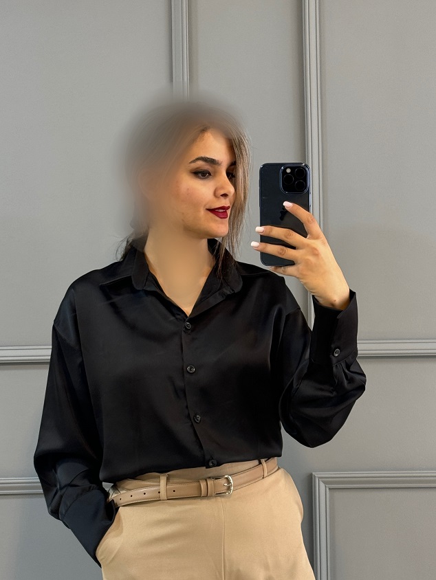 شومیز ساتن زارا