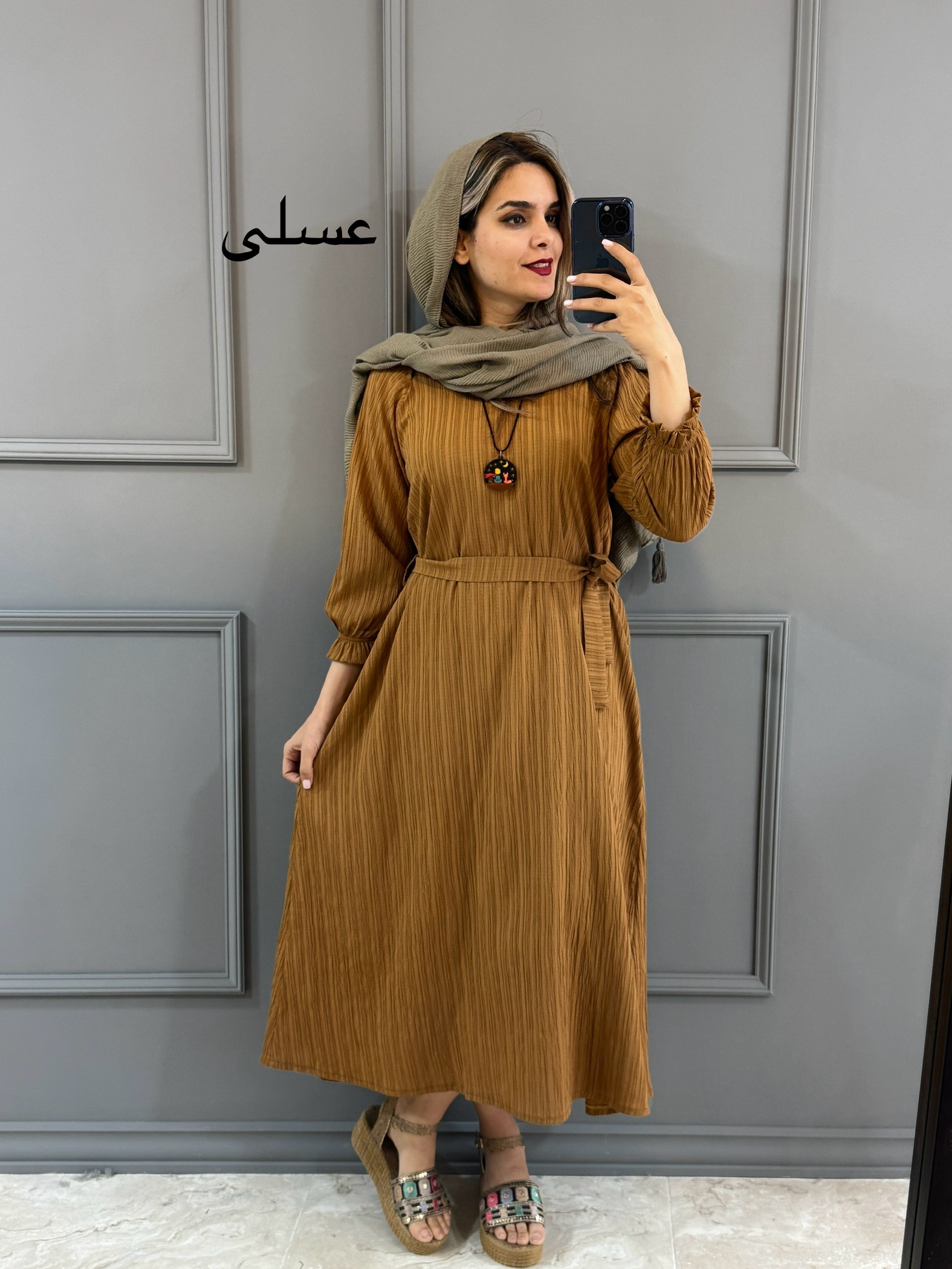 پیراهن مانتویی نفس