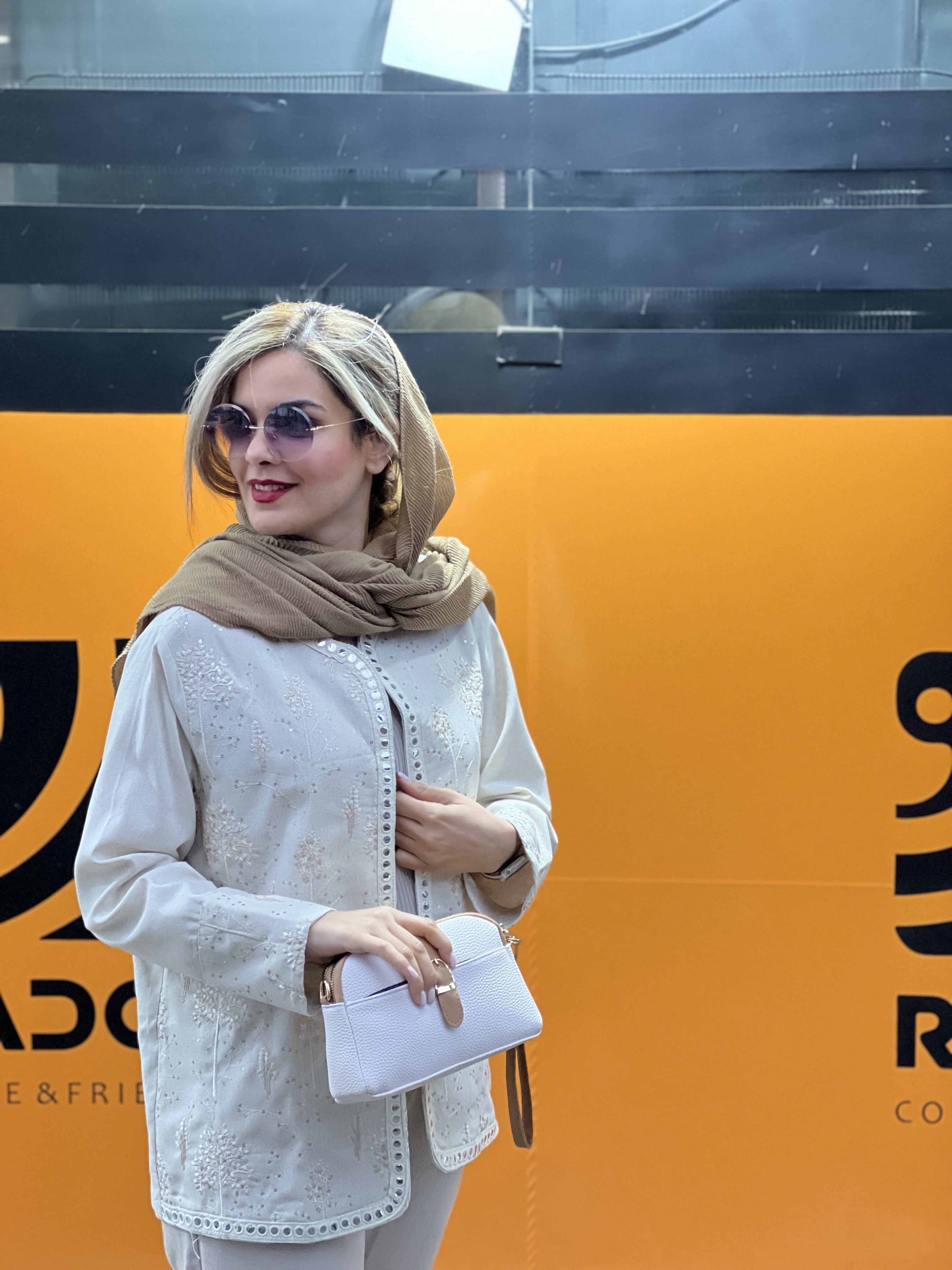 کت لینن آینه کاری