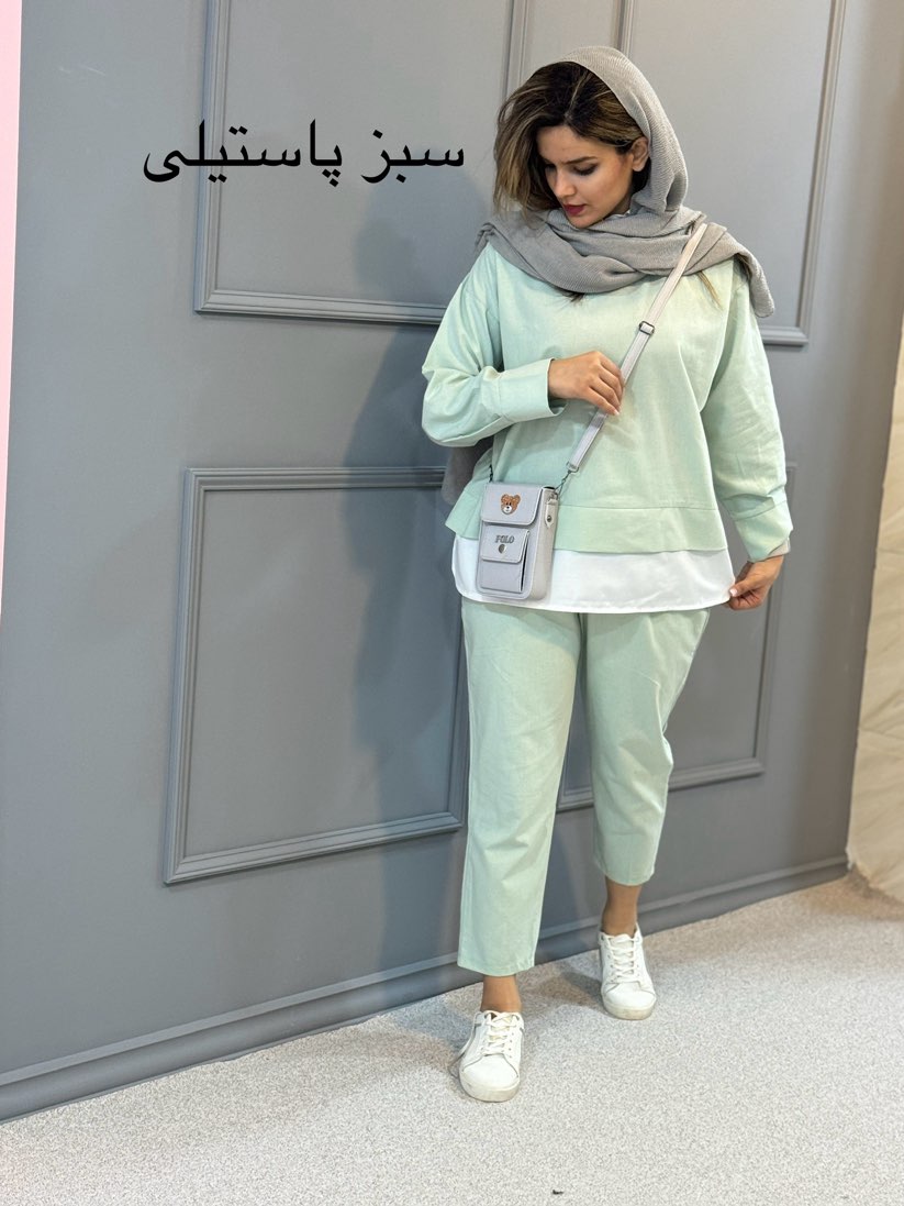 ست مانتو شلوار مام استایل 0038