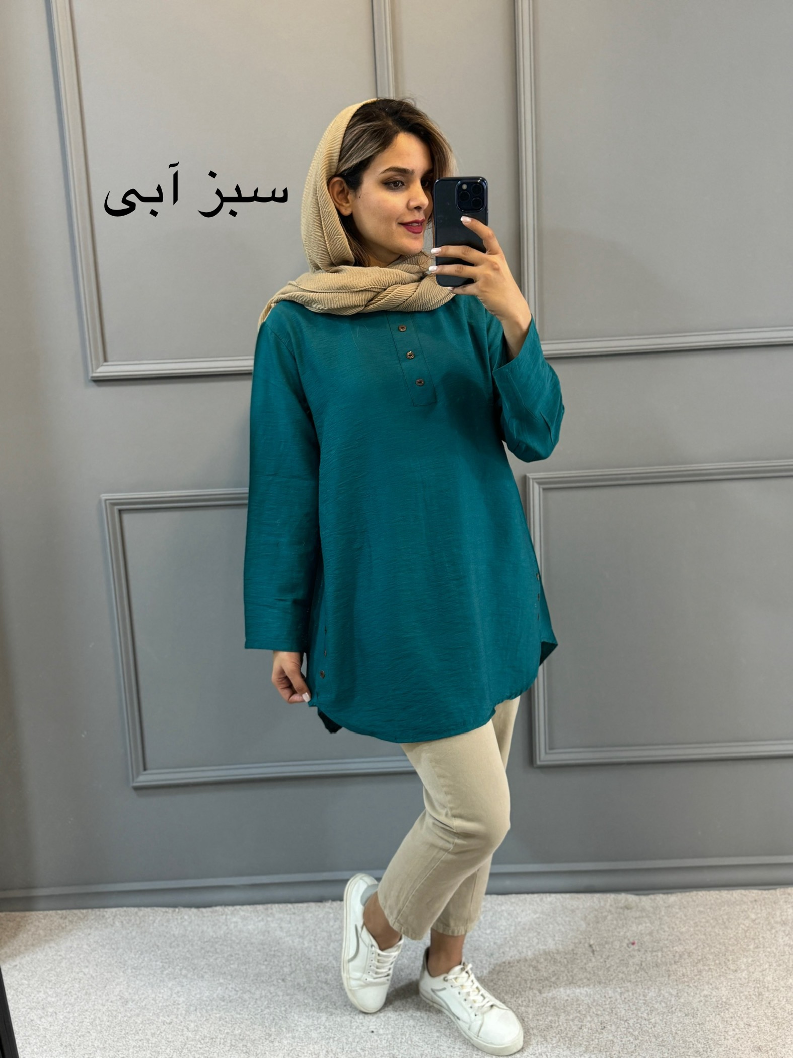 مانتو شومیزی بغل دکمه