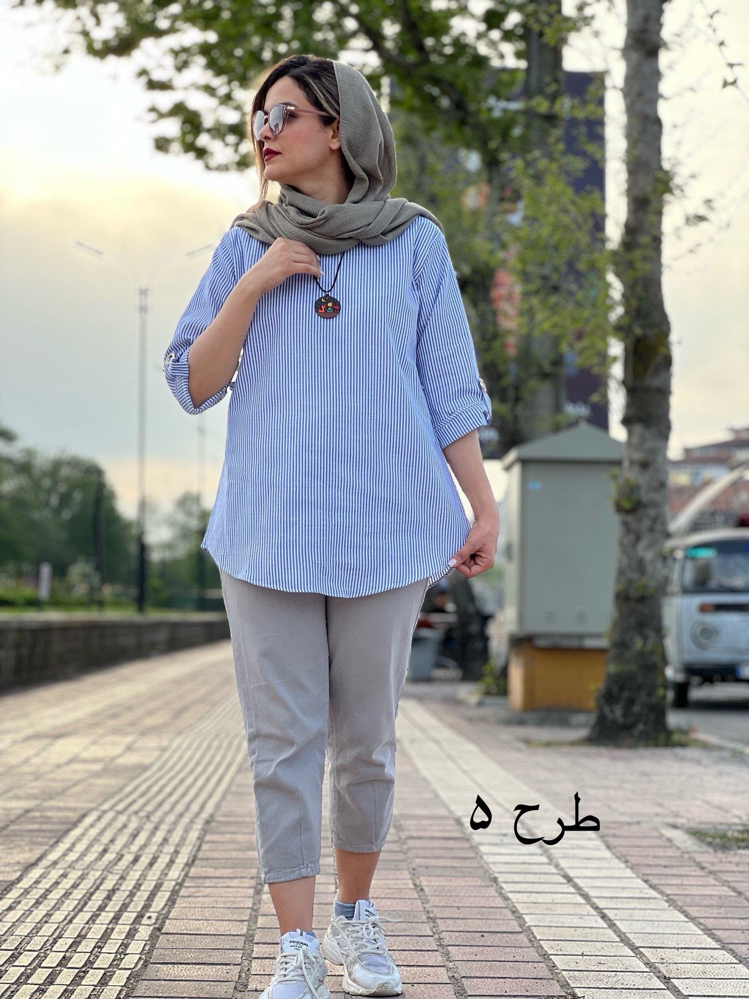 مانتو راه راه پرواز