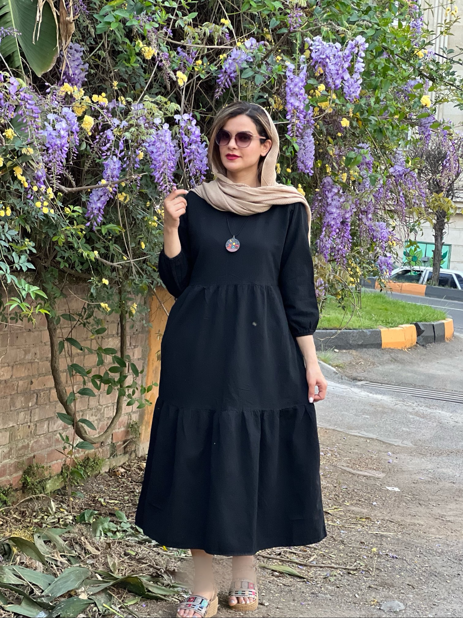 پیراهن مانتویی دریا ( دارای ایراد جزیی )
