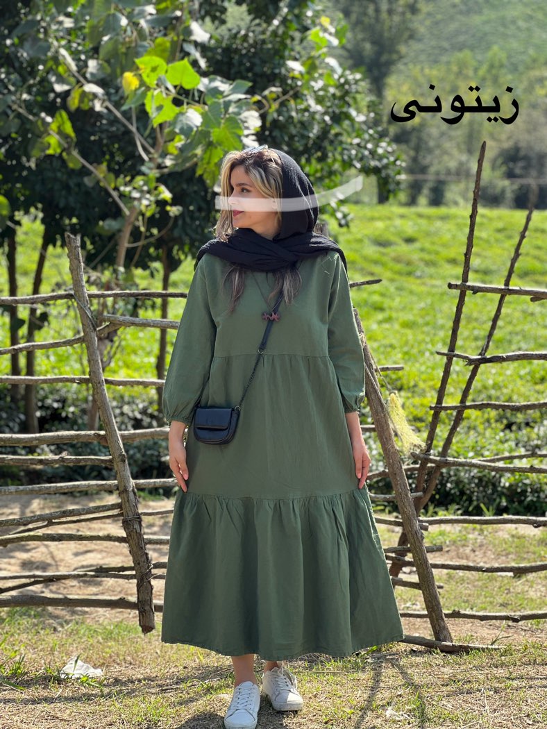 پیراهن مانتویی دریا ( دارای ایراد جزیی )