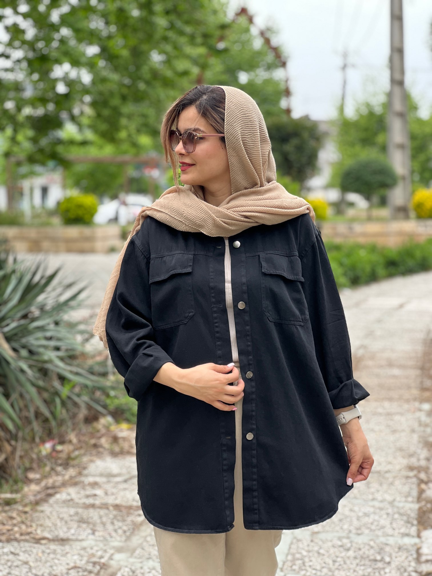 مانتو کتان ترانه