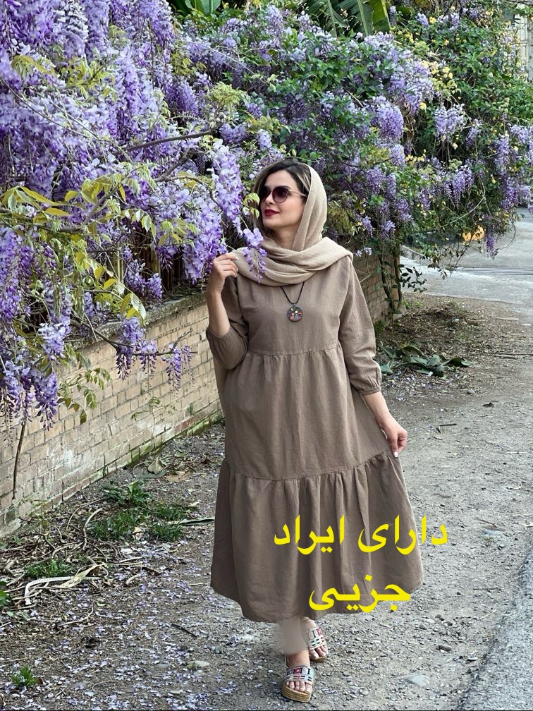 پیراهن مانتویی دریا ( دارای ایراد جزیی )