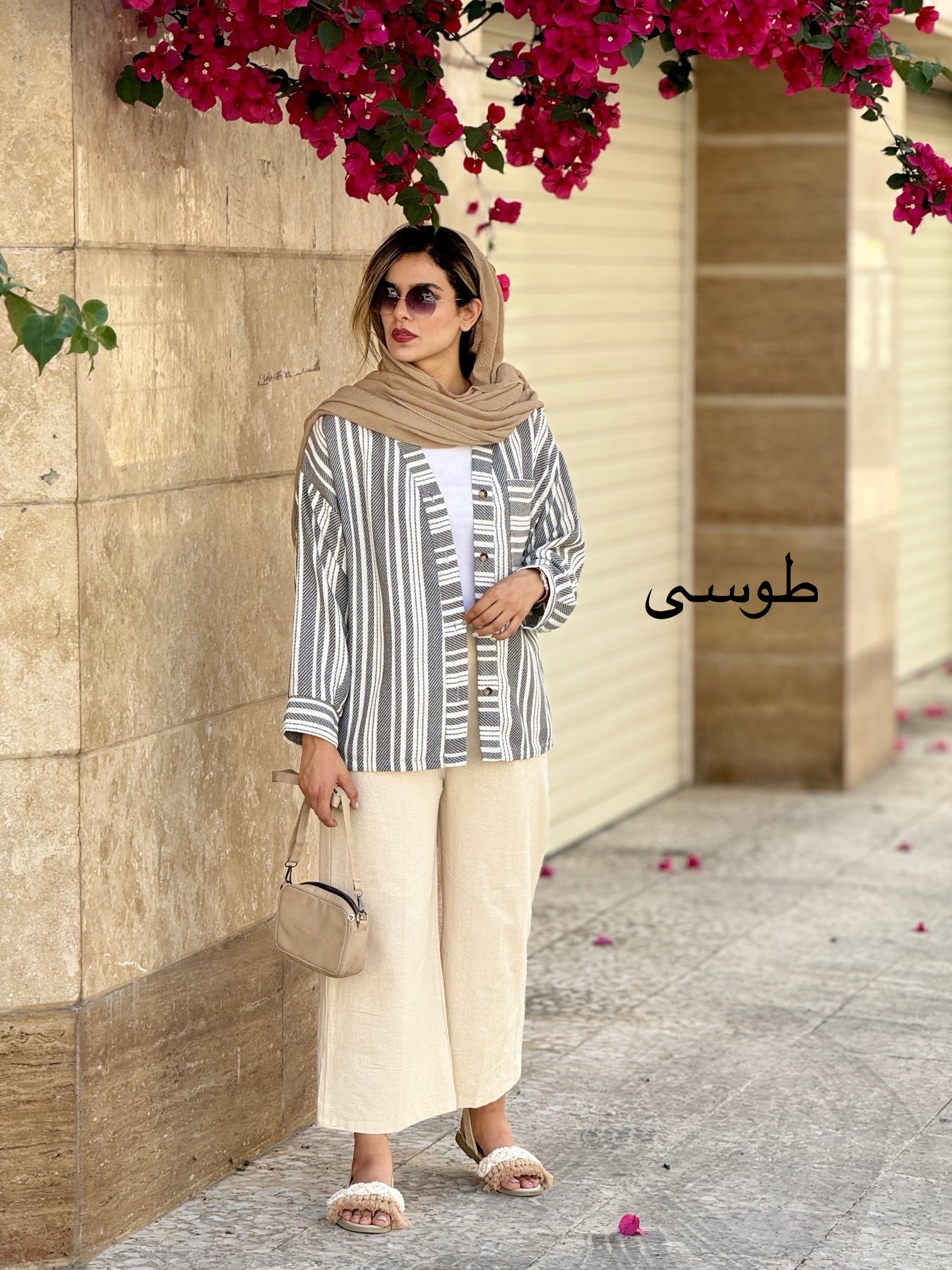 مانتو راه راه مراکشی