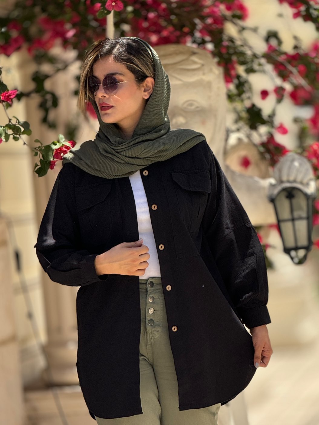 مانتو لینن ساتین