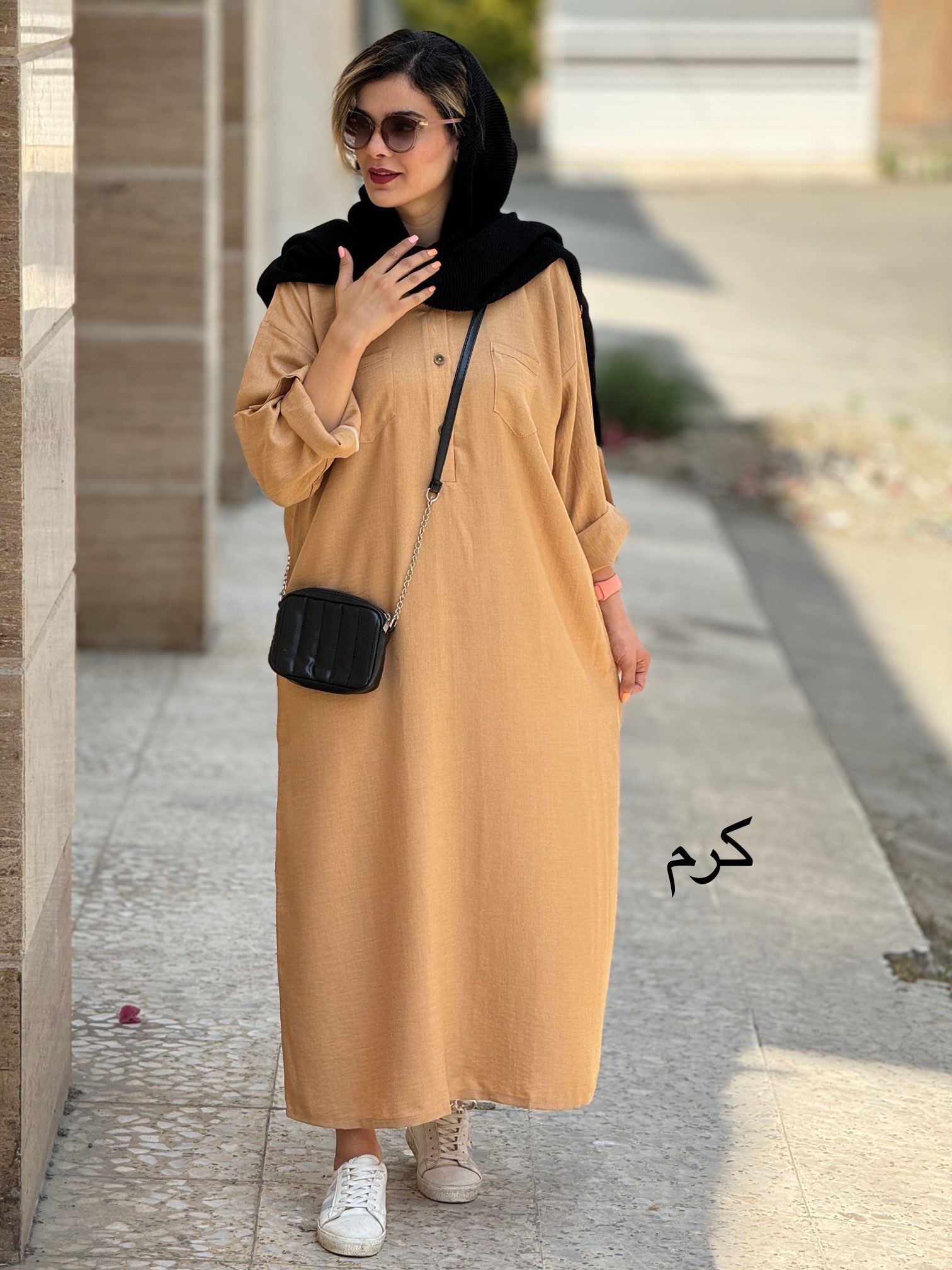 پیراهن مانتویی سوگل