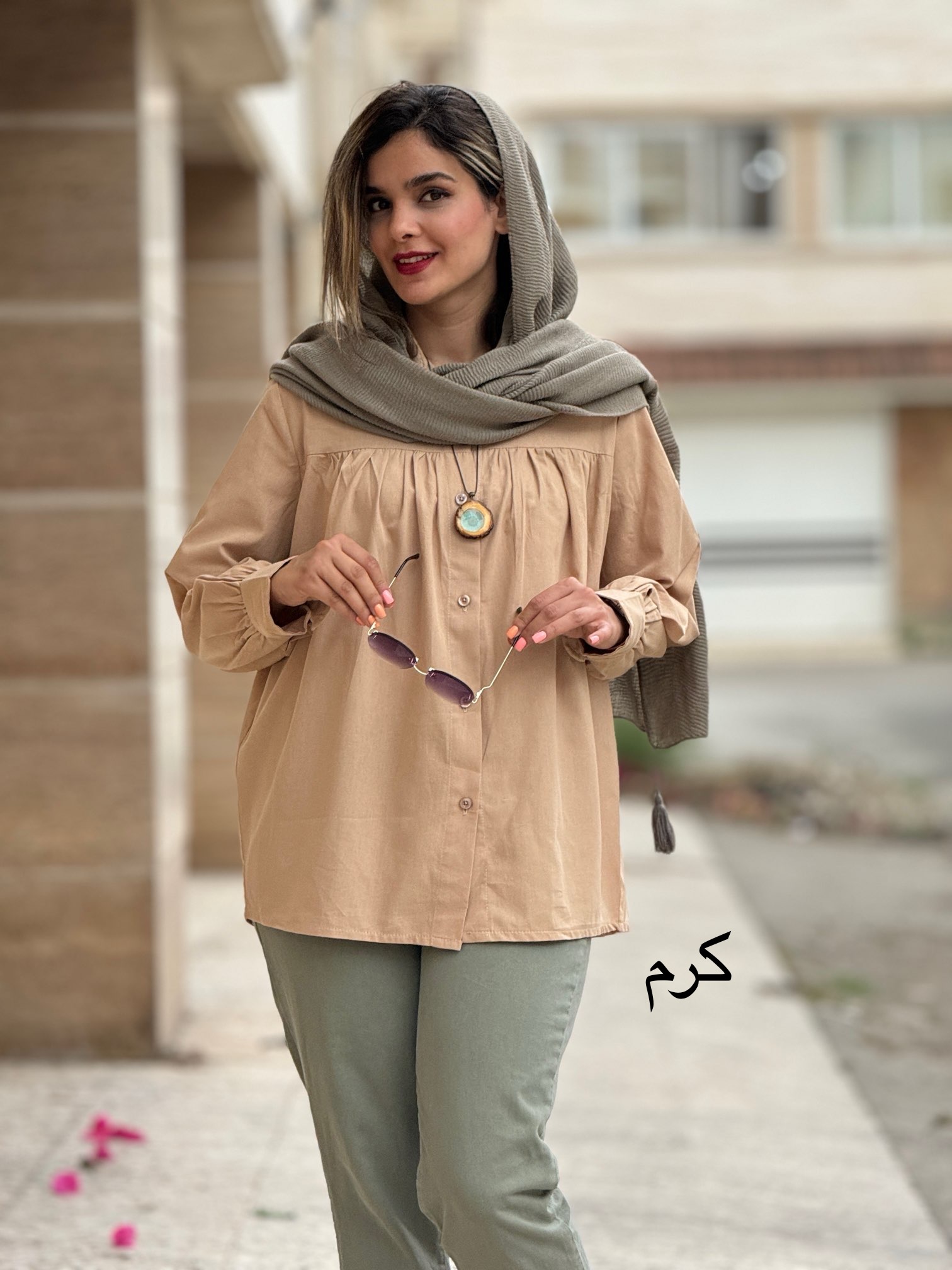 مانتو شومیزی مَلوس ( دارای ایراد جزیی )