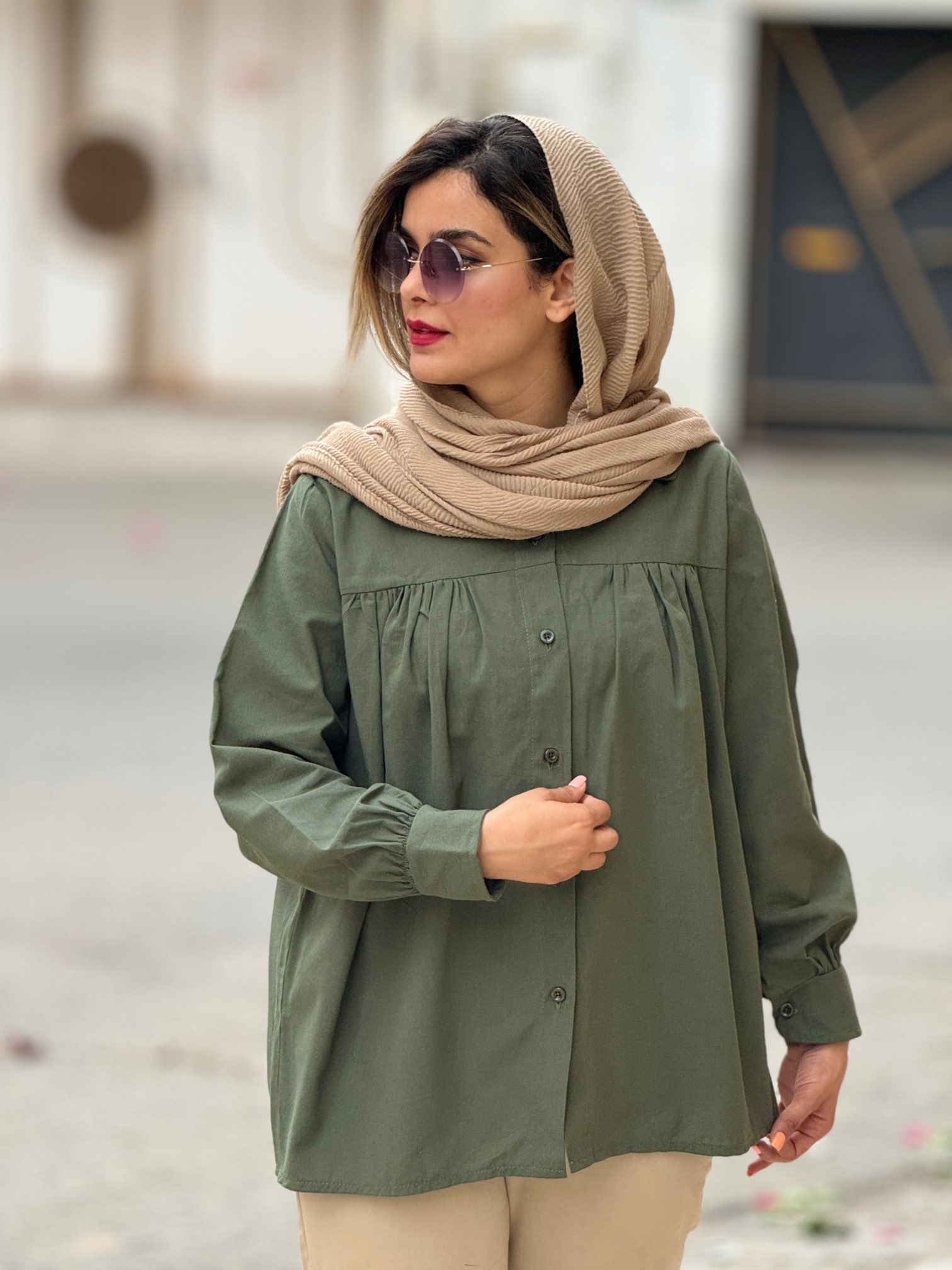 مانتو شومیزی مَلوس ( دارای ایراد جزیی )