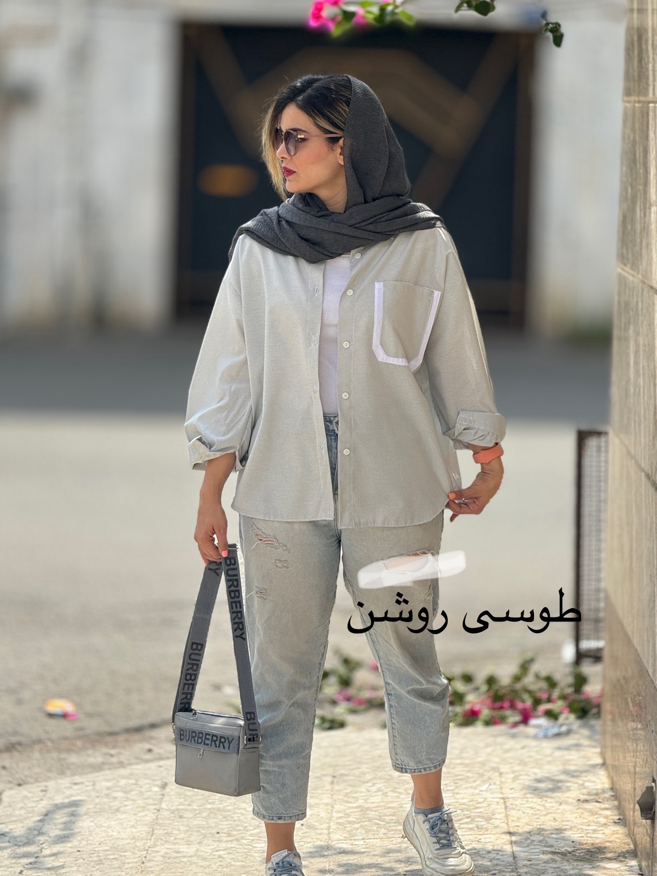 مانتو راه راه مِلو
