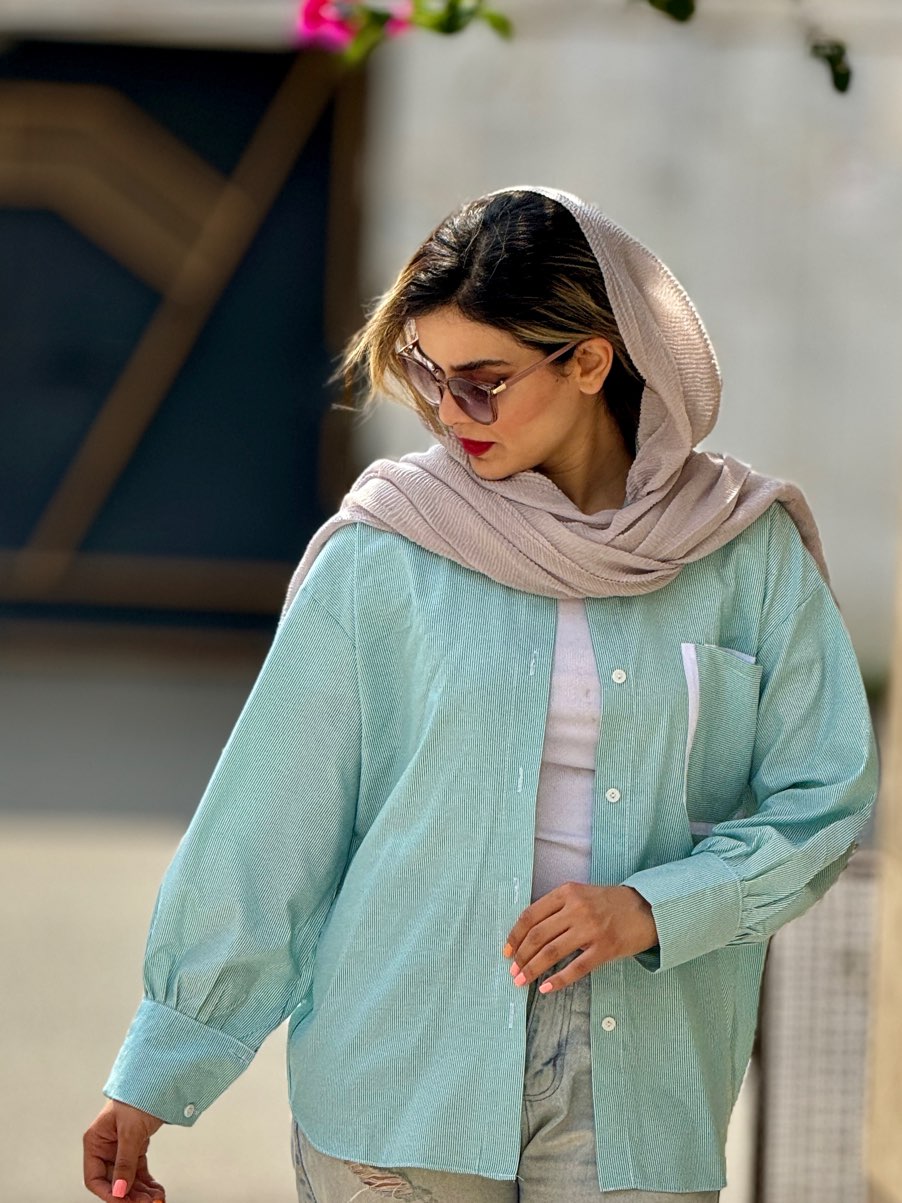 مانتو راه راه مِلو