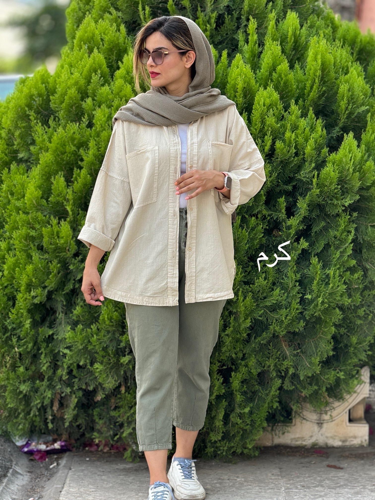 مانتو لینن پنبه ( دارای ایراد جزیی )