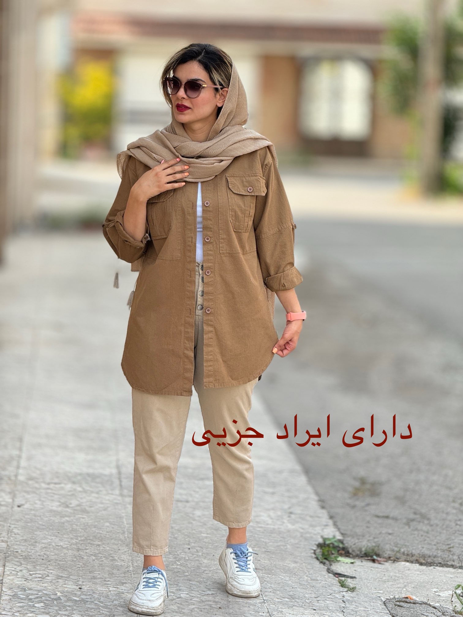 مانتو لینن ساتین ( دارای ایراد جزیی)