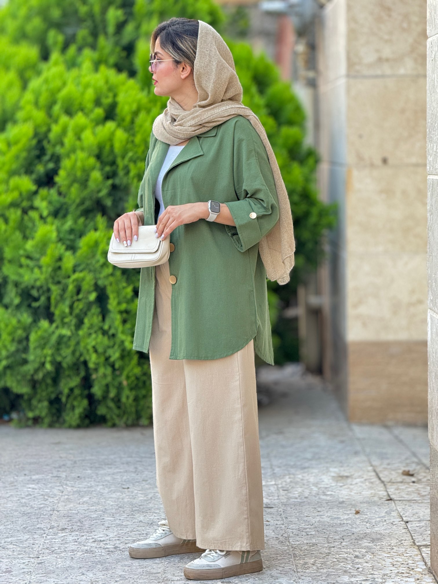 مانتو لینن سه دکمه11
