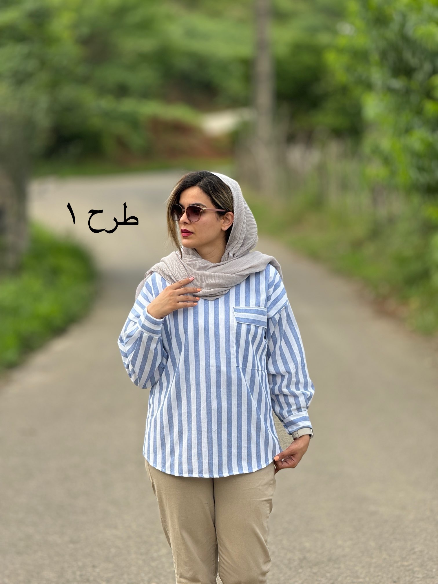 مانتو شومیزی لینن آوین