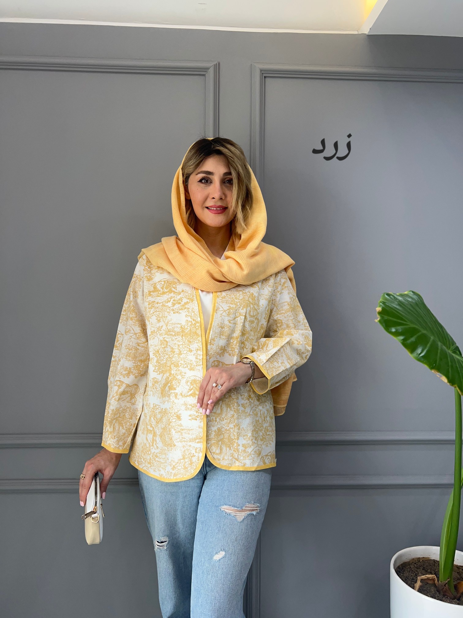 کت مزونی نیلی