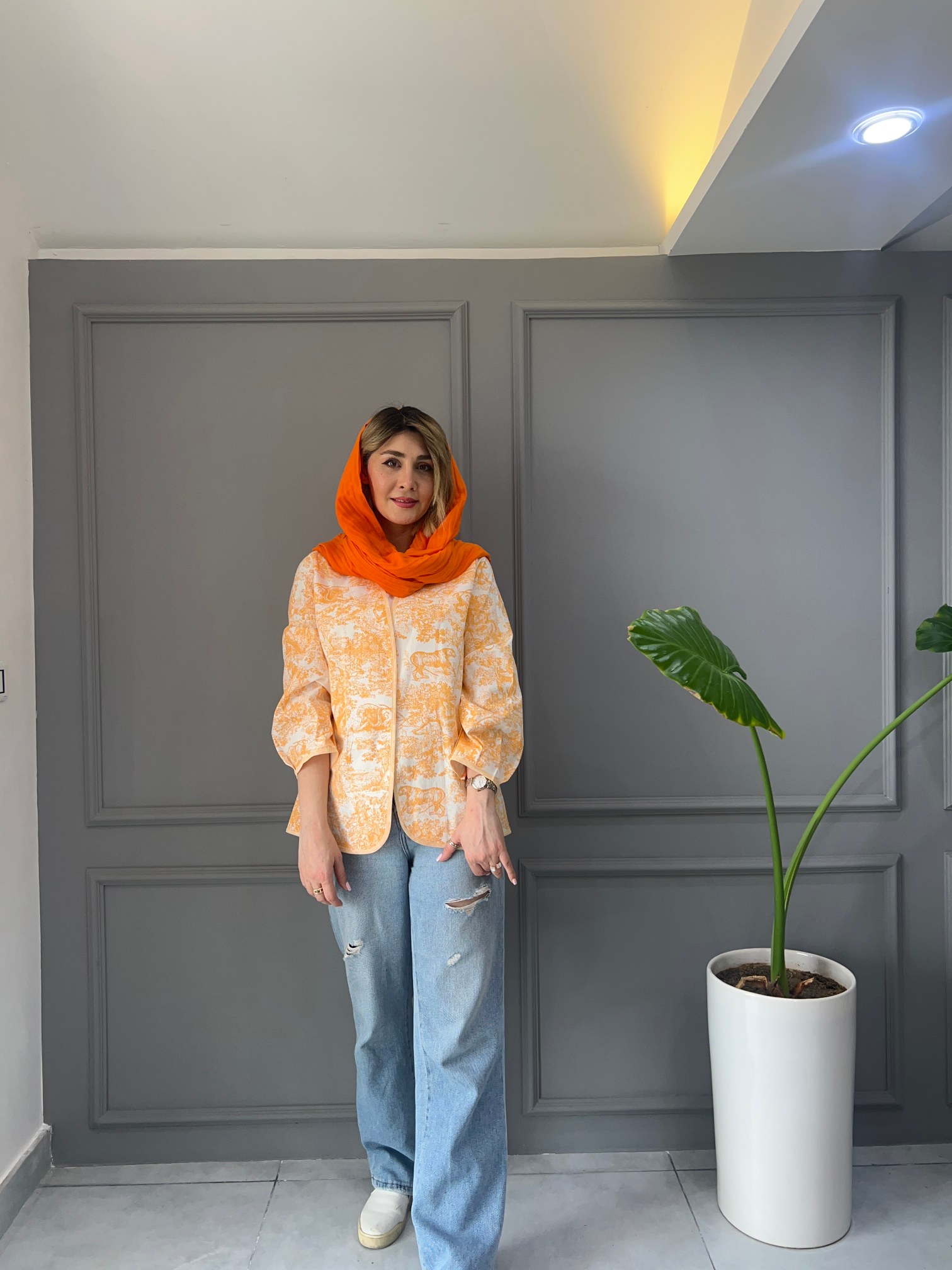 کت مزونی نیلی