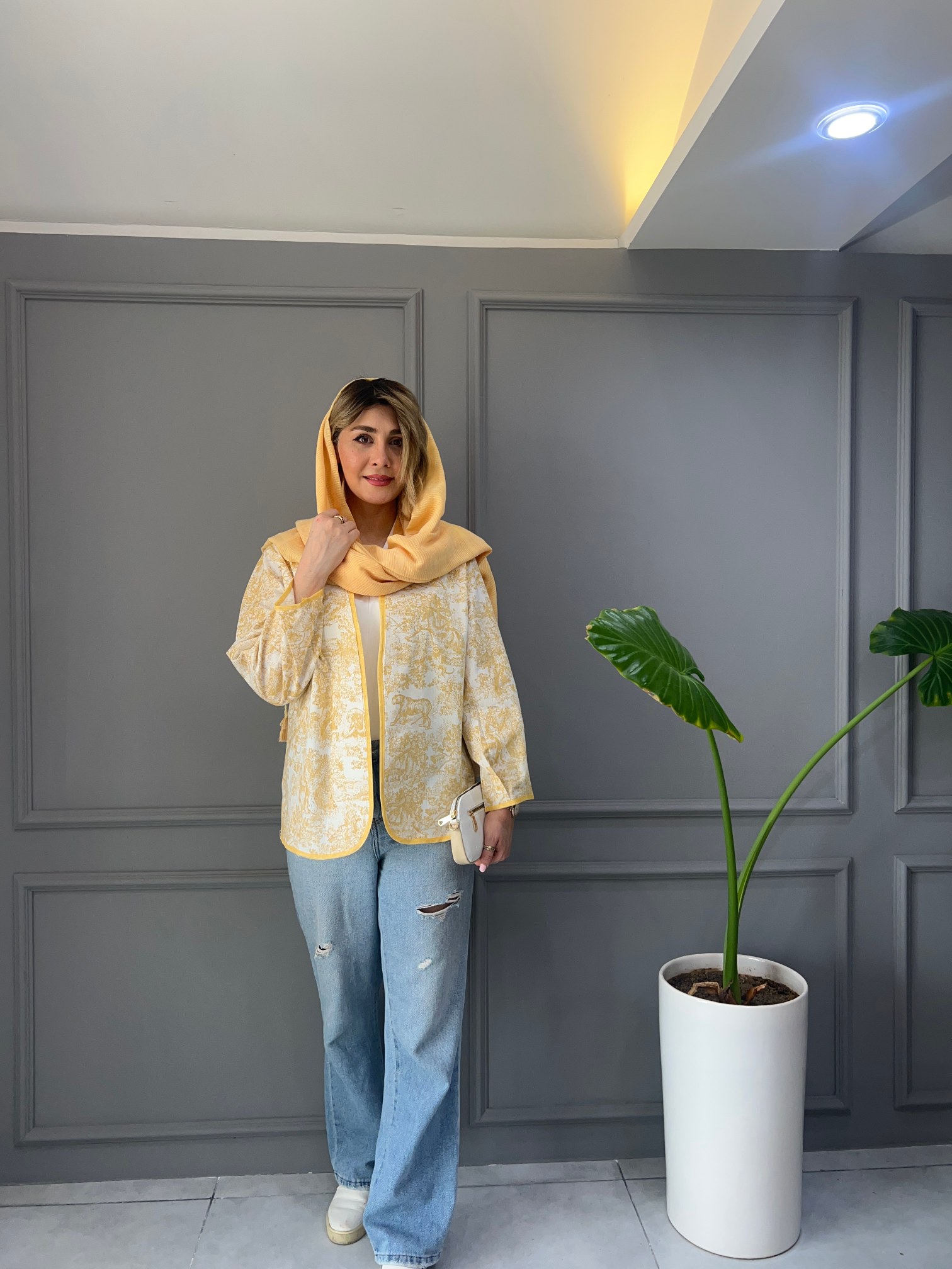 کت مزونی نیلی