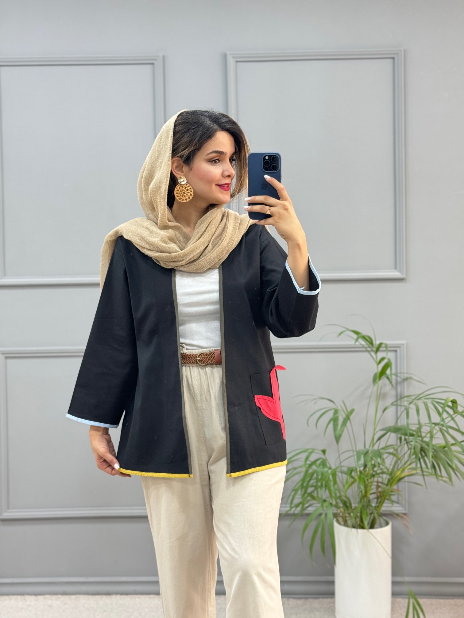 مانتو کتی تکه دوزی نهال