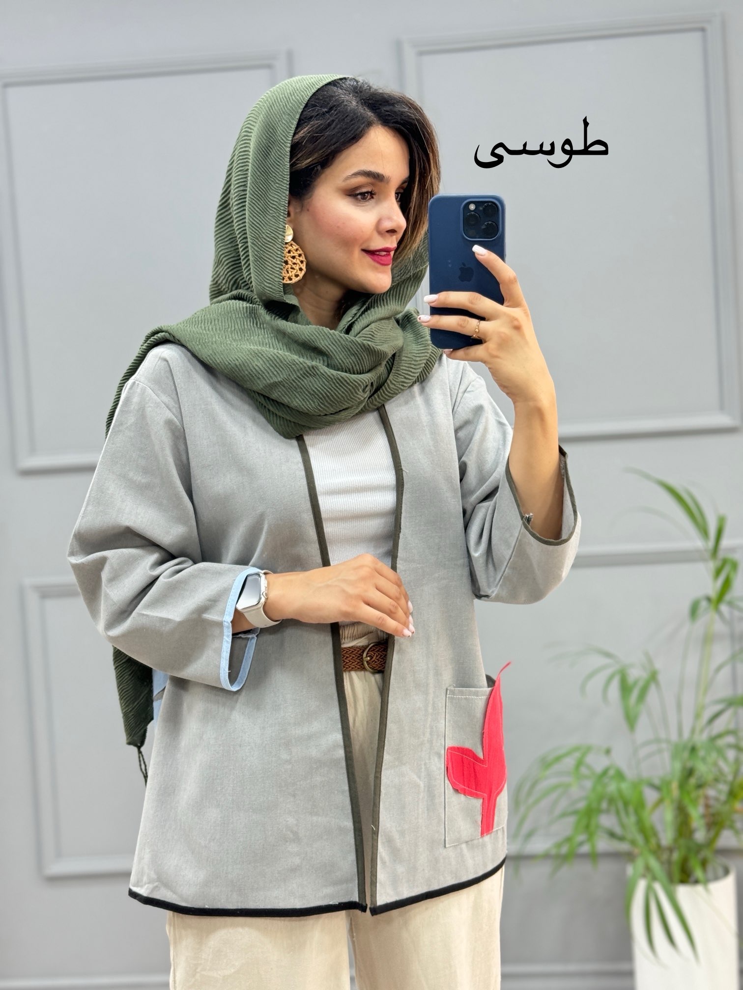 مانتو کتی تکه دوزی نهال