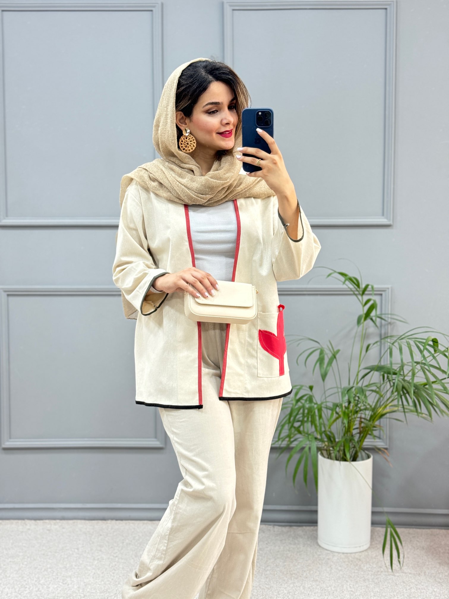 مانتو کتی تکه دوزی نهال