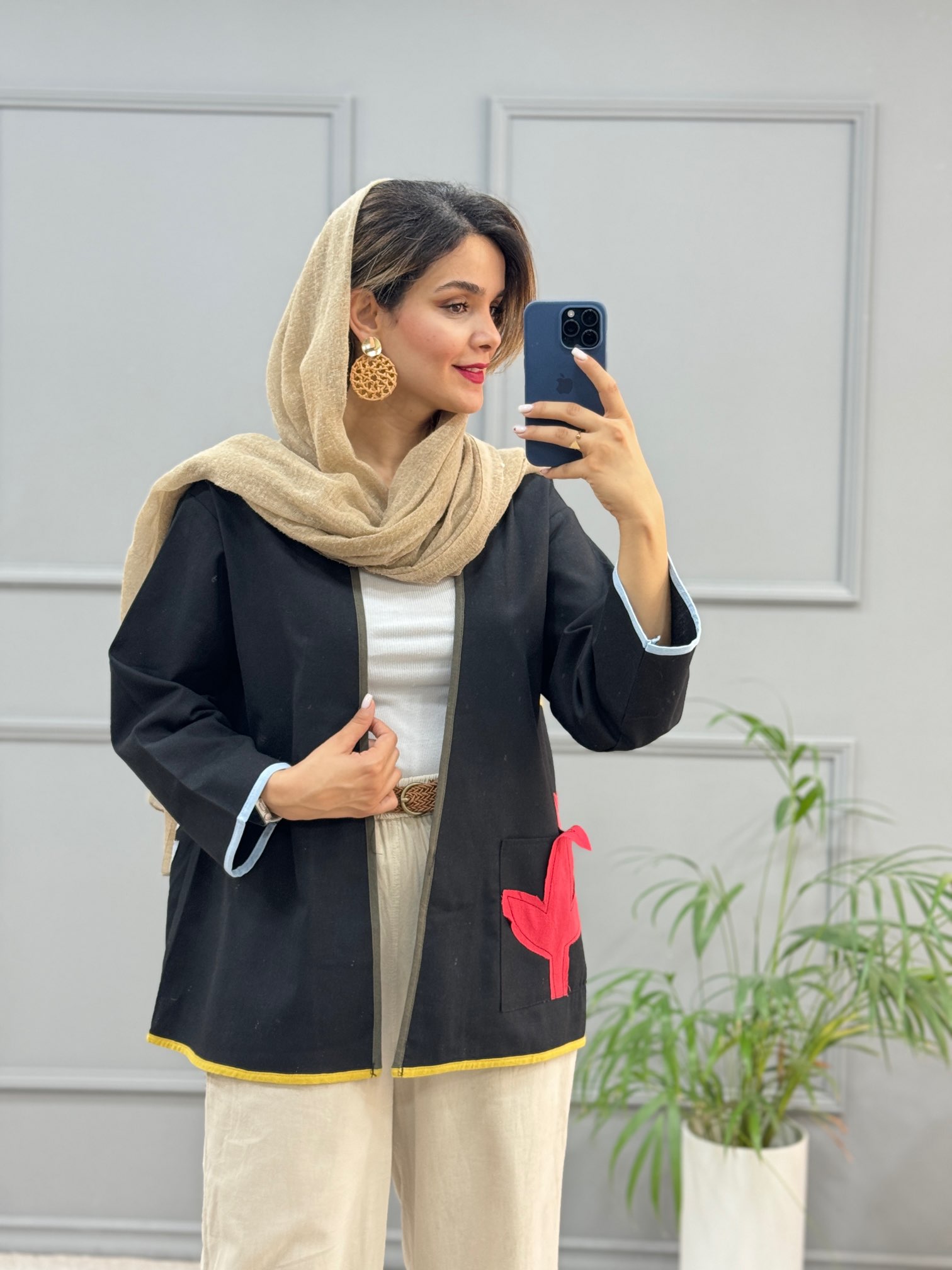 مانتو کتی تکه دوزی نهال