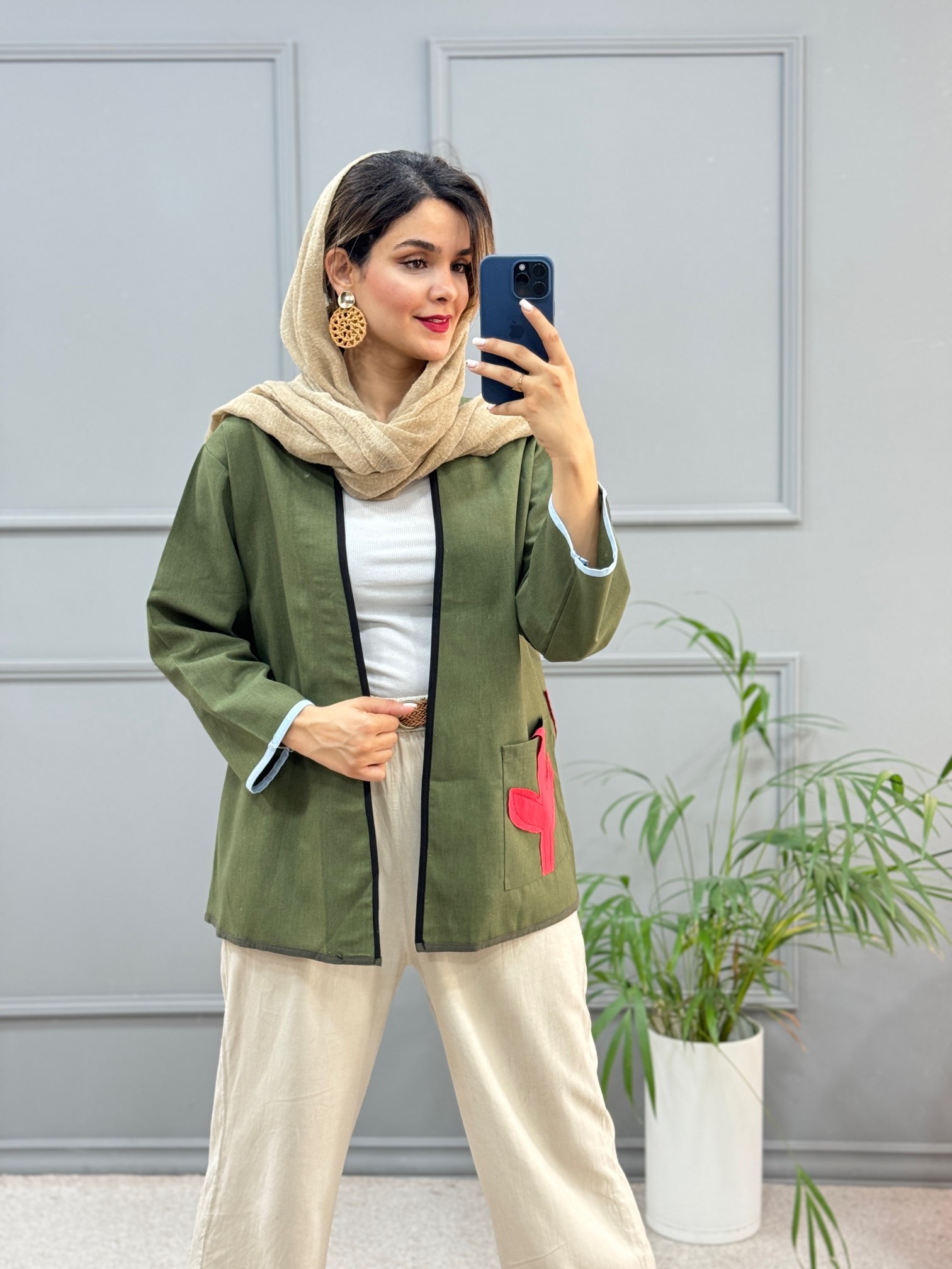مانتو کتی تکه دوزی نهال