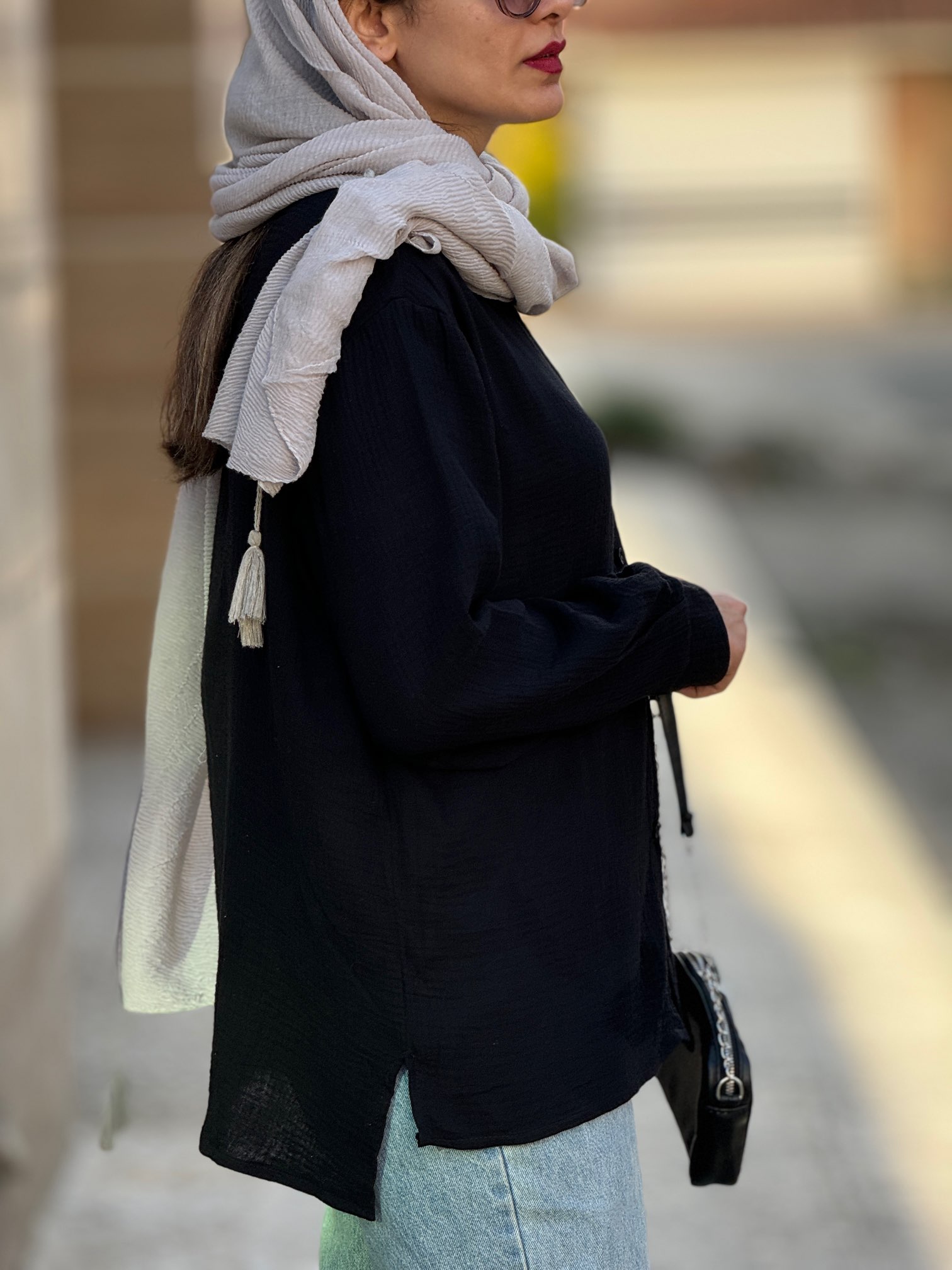 مانتو شومیزی آسا ( دارای ایراد جزئی )